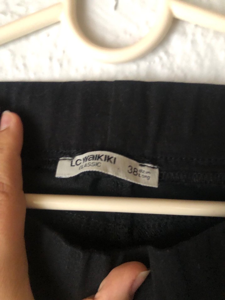 Düğmeli Siyah Vintage Kadın Eşofman Altı - Görsel 3