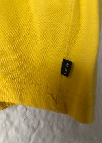 Sarı Erkek Kısa Kollu Polo Tişört - Görsel 2