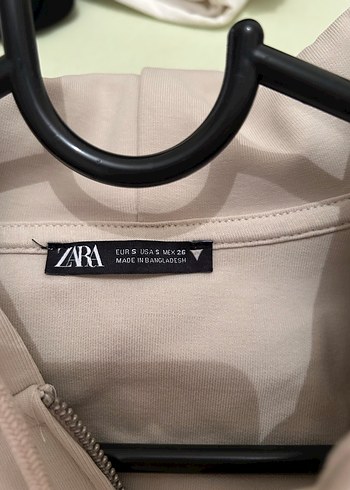 s Beden ten rengi Renk Dikiş Detaylı Çan Paça Pantalon İnterlok Crop Sweatshırt Takım