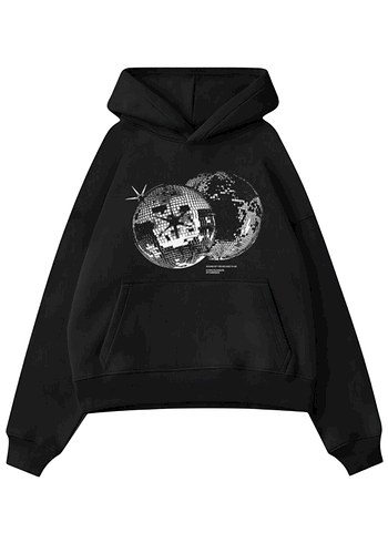 baskılı yumuşak dokulu sweatshirt