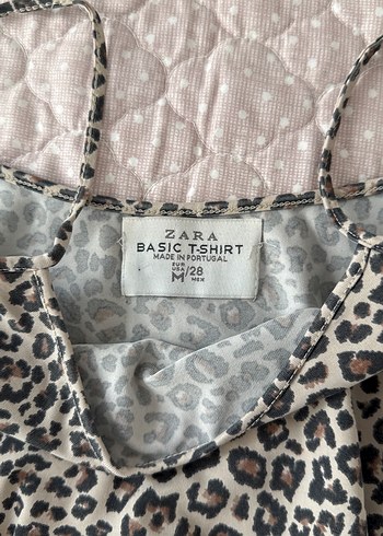 Zara Gri Leopar Desenli Kedi Kıyafeti