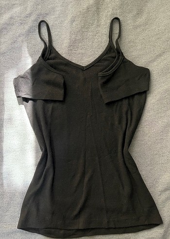 siyah lolita kol detaylı bluz