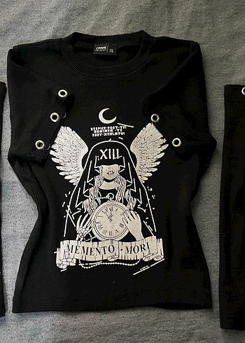 Diğer s-m carpe gotik bluz
