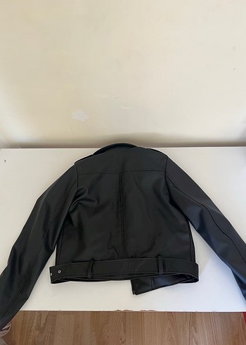 Derimod Kadın Siyah Biker Deri Ceket