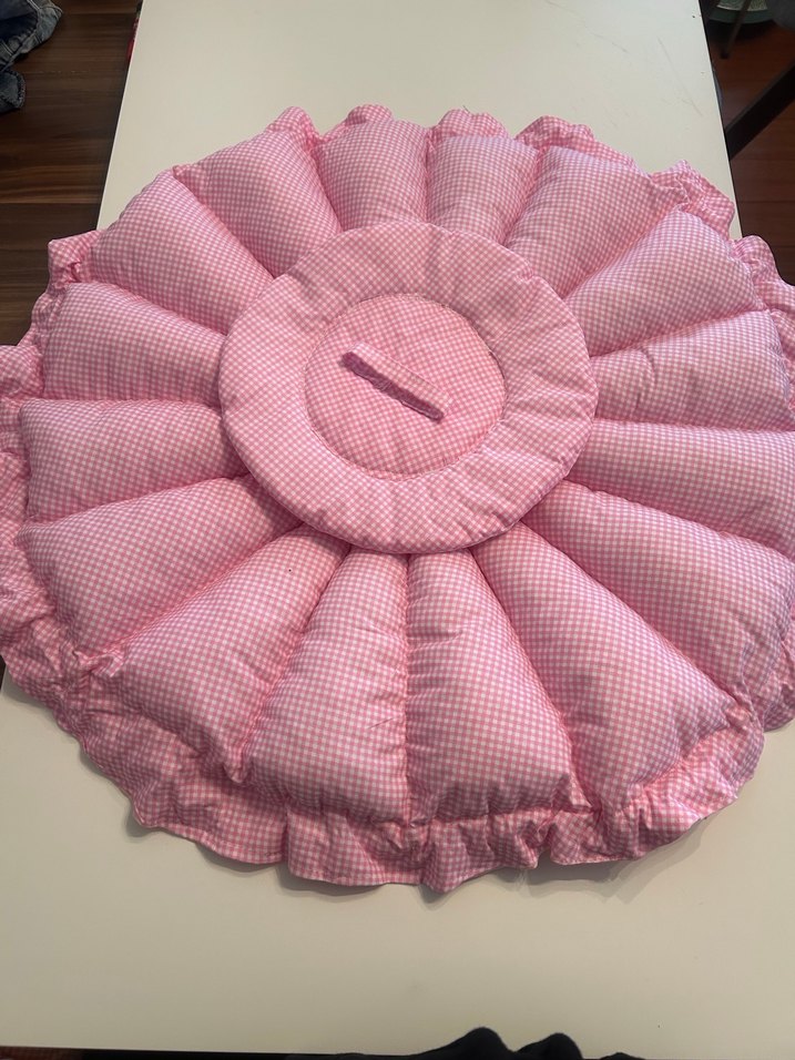 Pembe hamur mayala minderi - Görsel 2