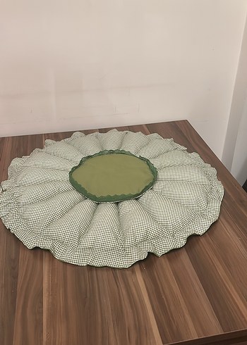 Yeşil Kareli Saklama Sepeti - Görsel 5