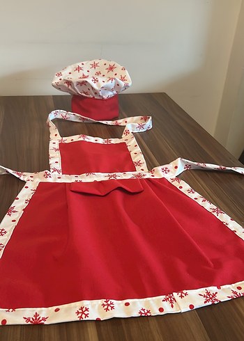 Renkli Baskılı Çocuk  Mutfak Önlüğü - Görsel 2