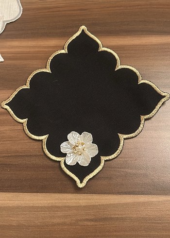 İnci Detaylı Keten Peçete Takımı - Görsel 11