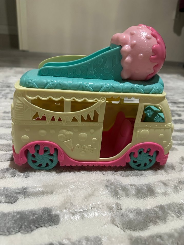Polly Pocket Minik Lezzet Dondurma Arabası - Görsel 5