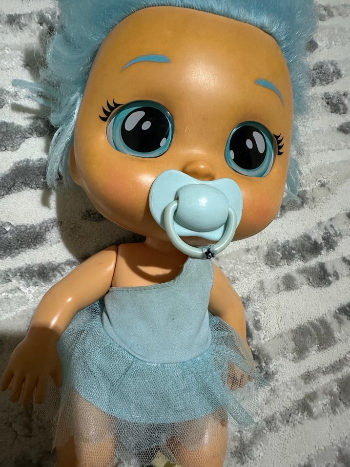 Cry Babies Sydney Mavi Saçlı Bebek Oyuncak - Görsel 3