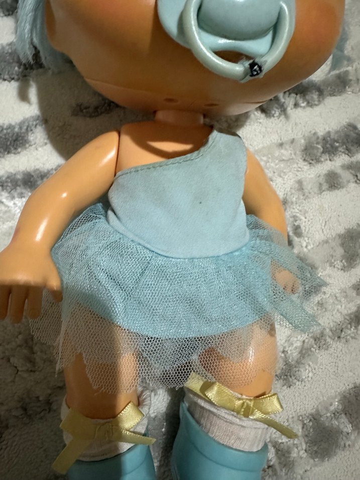 Cry Babies Sydney Mavi Saçlı Bebek Oyuncak - Görsel 4