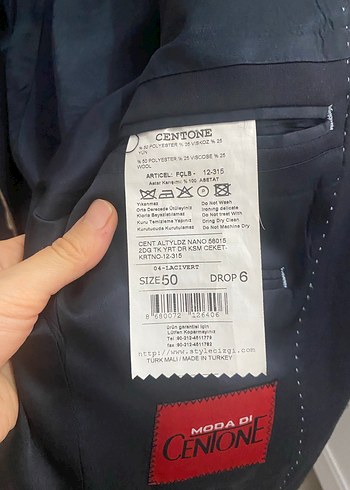 Altın Renkli Erkek Klasik Kesim Ceket Altınyıldız marka - Görsel 4