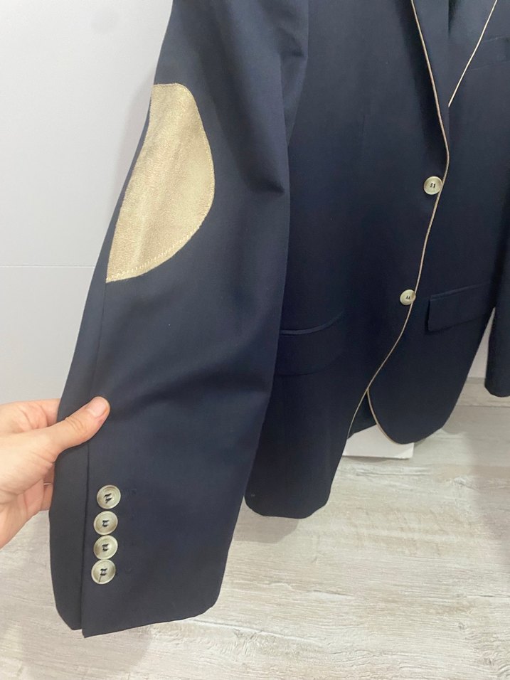 Altın Renkli Erkek Klasik Kesim Ceket Altınyıldız marka - Görsel 2