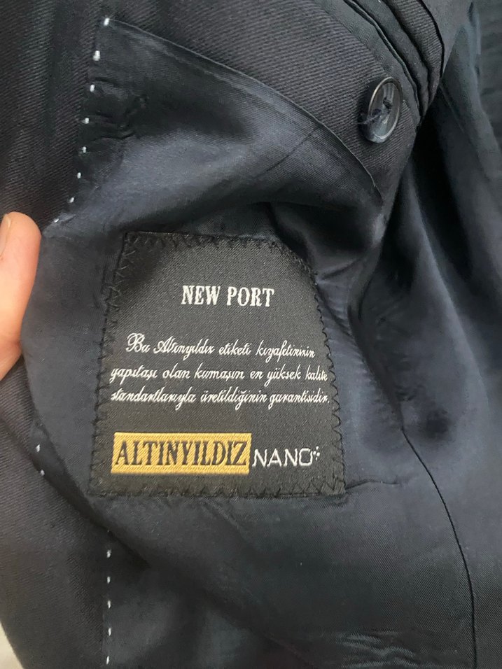 Altın Renkli Erkek Klasik Kesim Ceket Altınyıldız marka - Görsel 3