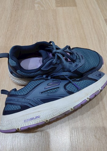 Gri Mor Spor Kadın Sneakers
