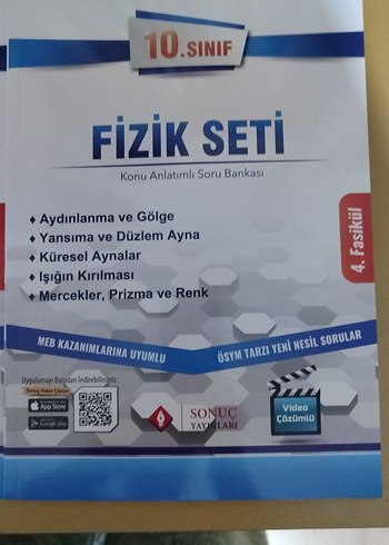 10. Sınıf Fizik Seti Konu Anlatımlı Soru Bankası
