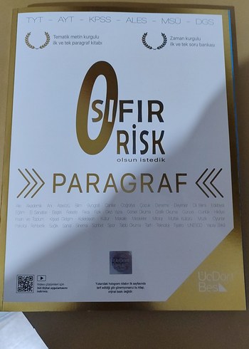 Sıfır Risk Paragraf Soru Bankası