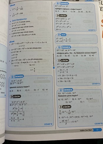 Beden Renk 2024 KPSS Matematik Konu Anlatımı ve Soru Bankası