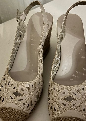 Hasir vintage topuklu terlik - Görsel 2