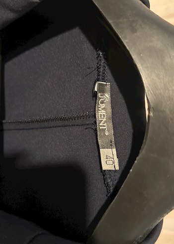 Diğer Lacivert Kadın Midi Blazer Ceket