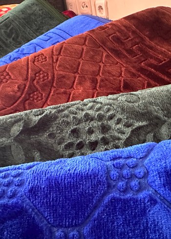 Nakışlı Çok Renkli Yumuşak namazlık