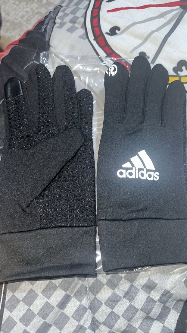 adidas Siyah Baskılı Erkek Eldiven - Görsel 2