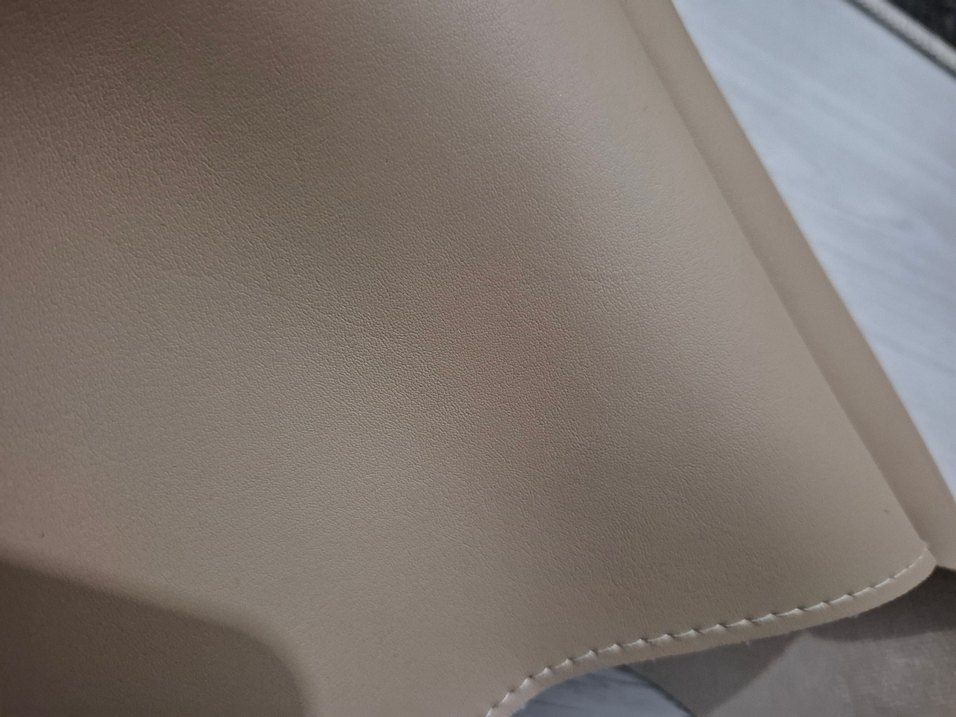 Bej Deri Minimalist Kadın Çanta - Görsel 3