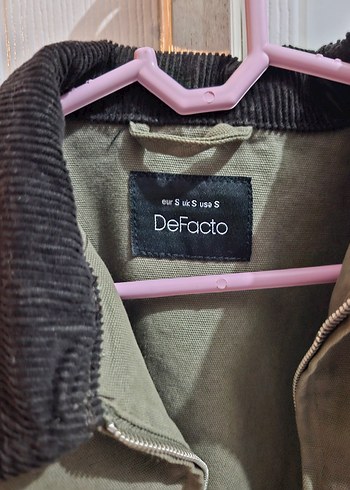 kadife yaka haki ceket - Görsel 4