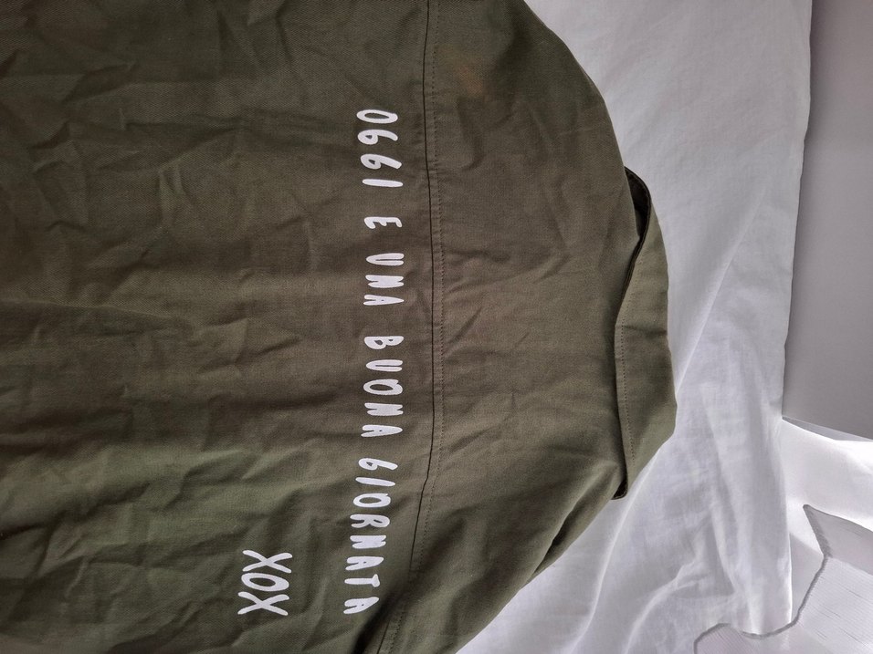 Düğmeli Keten Kadın Gömlek - Görsel 3