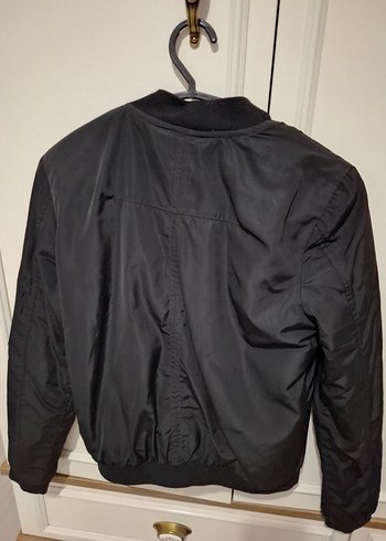 Koton Siyah Fermuarlı Street Wear Kadın Bomber Ceket