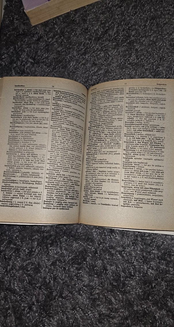 Büyük Almanca-Türkçe Sözlük Kitabı - Görsel 3