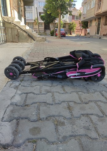 !! ÇOK ACİLL SATILIK !! HEDİYELİ !! Rival Pembe Bebek Arabası - Görsel 9