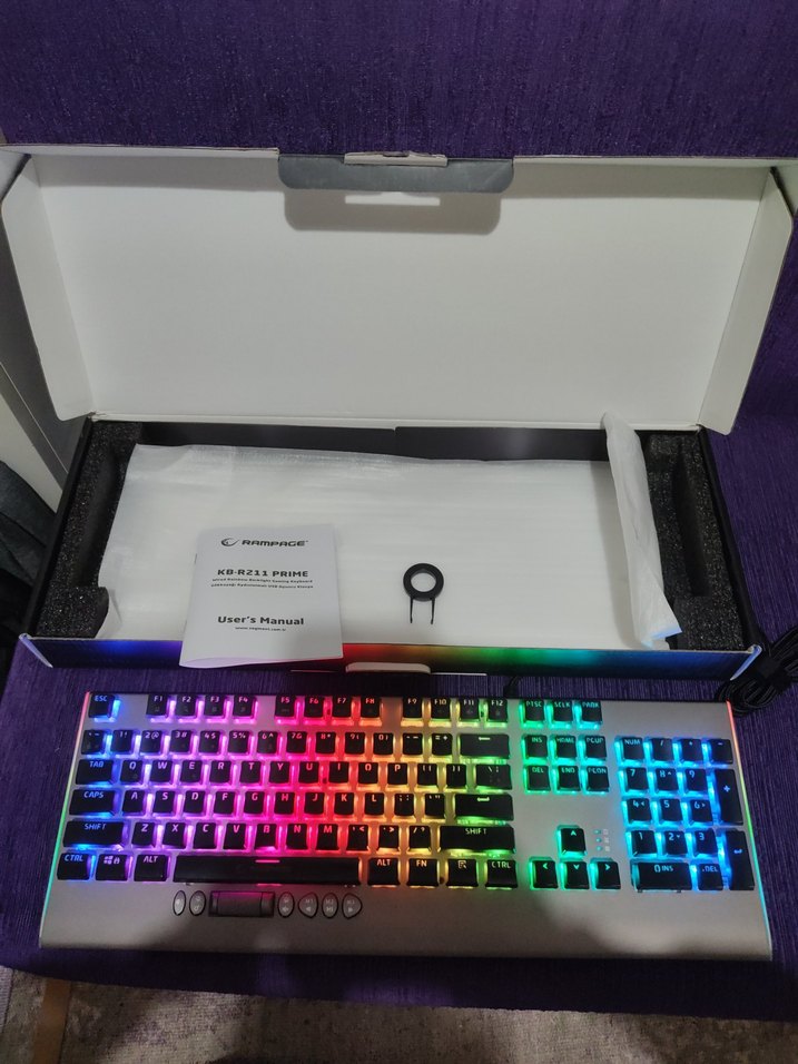 Rampage Prime RGB RED SWİTCH Kablolu Klavye - Görsel 3