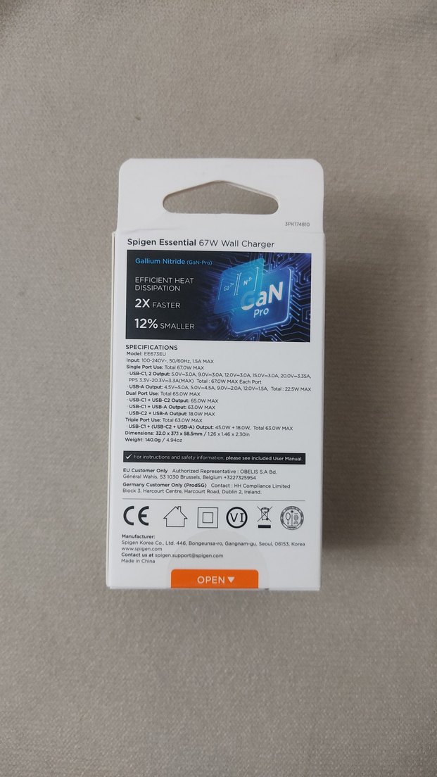 Spigen Essential 67W Hızlı Duvar Şarj Cihazı - Görsel 3