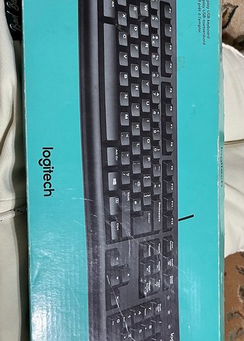 Kablolu Kahverengi Logitech Klavye - Görsel 3