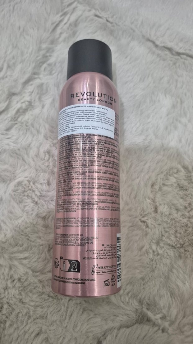 Revolution Superfix Ultra Mat Sabitleyici Sprey 150 ml - Görsel 2