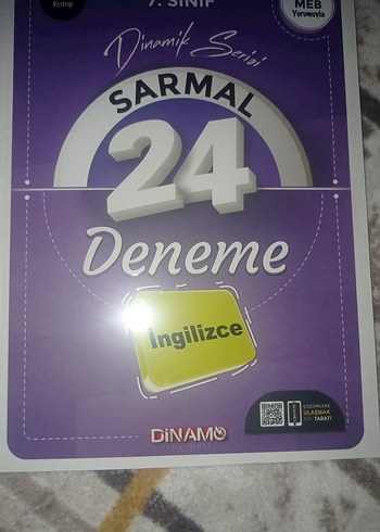 Dinamo 7. Sınıf İngilizce 24 Deneme Kitabı
