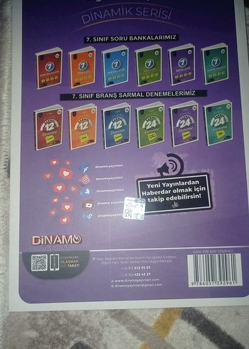 Beden Dinamo 7. Sınıf İngilizce 24 Deneme Kitabı
