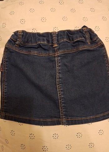 Düğmeli Kız çocuk Kot etek - Görsel 4