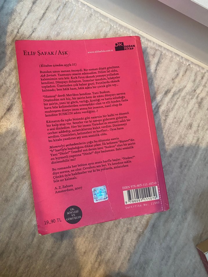 Elif Şafak - Aşk Romanı - Görsel 3