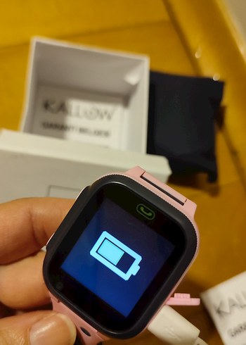 KALLOW Marka Pembe Renkli Kız Çocuk Akıllı Saat