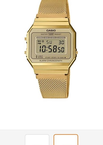 Casio Vintage Altın Dijital erkek saati