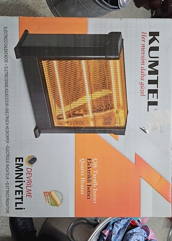 Kumtel Turuncu Elektrikli Quartz Isıtıcı