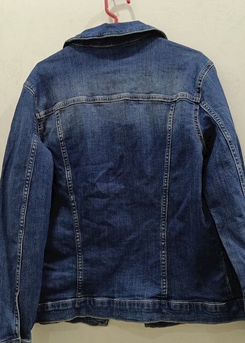 Kadın Mavi Denim Rahat Ceket - Görsel 6