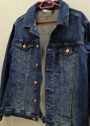 Kadın Mavi Denim Rahat Ceket - Görsel 3