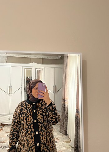 LC Waikiki Leopar Desenli Kahverengi Midi Kaban