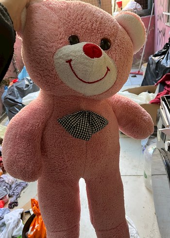 Beyaz Peluş Ayıcık Kulaklıklı - Görsel 4