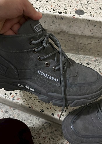 Gri Erkek Spor Ayakkabı Bağcıkları - Görsel 7