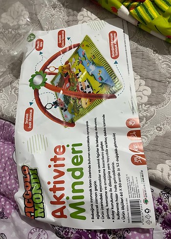 Renkli Bebek Oyun Halısı PICCOLOMONDI - Görsel 5