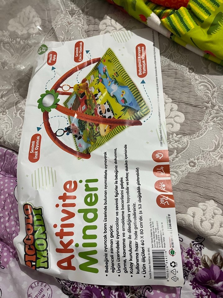 Renkli Bebek Oyun Halısı PICCOLOMONDI - Görsel 4